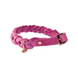 Pink Twist fonott nyakörv – nőies elegancia minden sétához